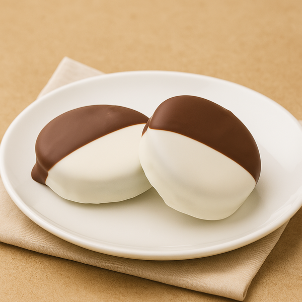 Black & White Coated Sandwich Cookies