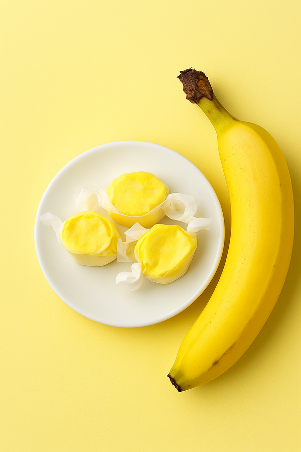 Yellow Salt Water Taffy - Banana