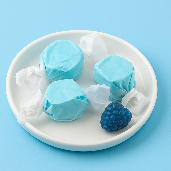 Light Blue Salt Water Taffy - Blue Raspberry