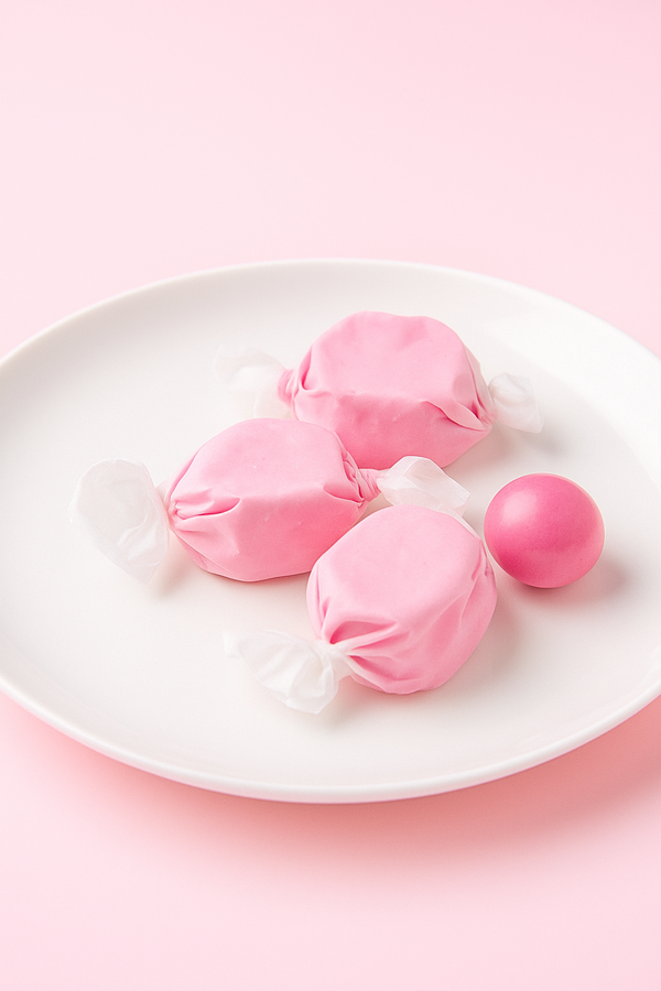 Pink Salt Water Taffy - Bubble Gum