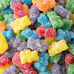Sour Gummy Bears Assorted Colors  1LB $14.99